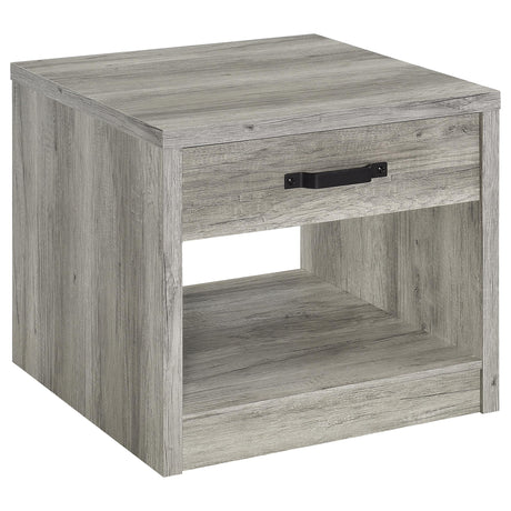 Felix Gray Driftwood 2-Piece Coffee and End Table Set from Coaster - Luna Furniture