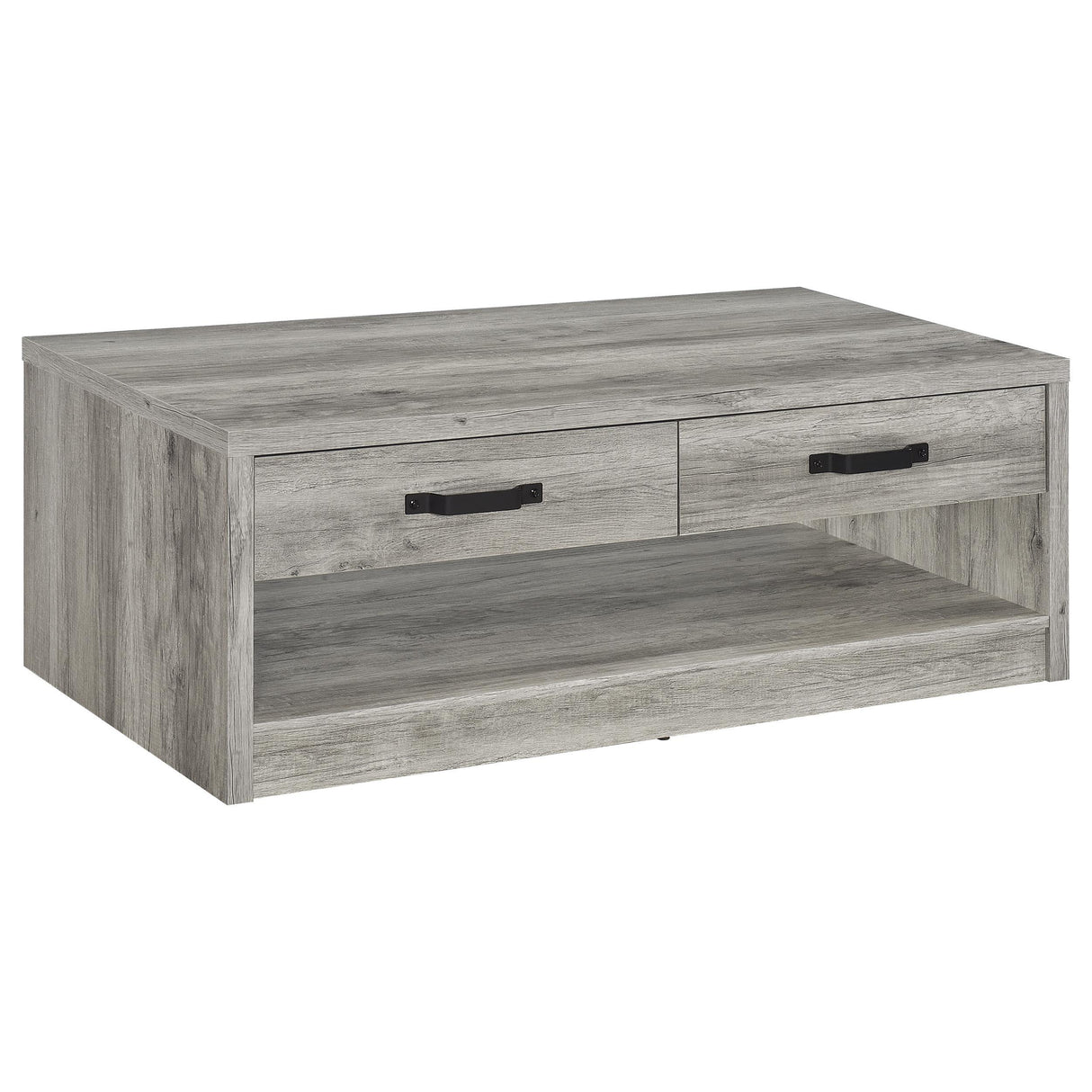 Felix Gray Driftwood 2-Piece Coffee and End Table Set from Coaster - Luna Furniture