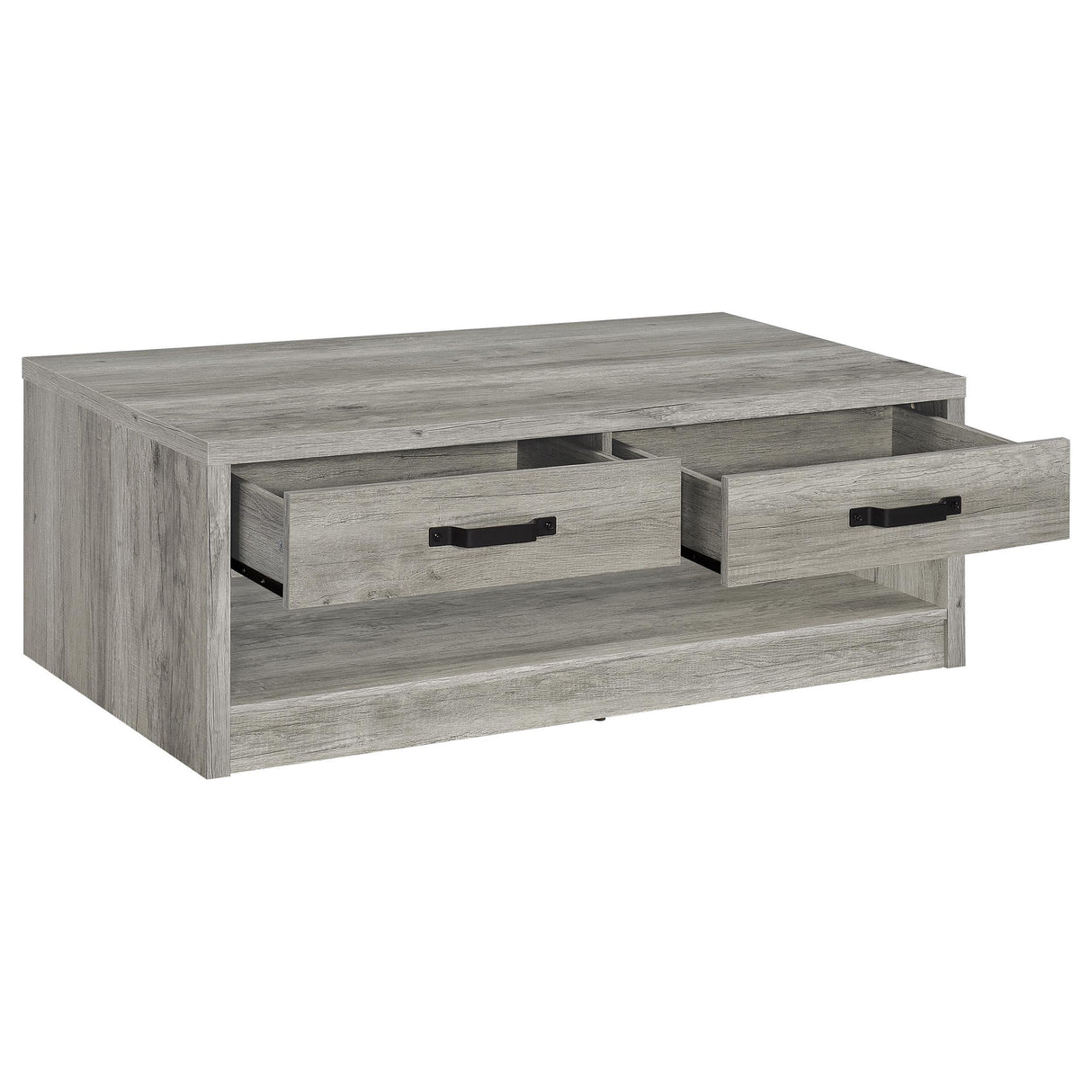 Felix Gray Driftwood 3-Piece Coffee and End Table Set from Coaster - Luna Furniture