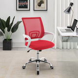 Felton Red Upholstered Adjustable Home Office Desk Chair from Coaster - Luna Furniture