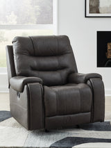 Femley Smoke Recliner from Ashley - Luna Furniture