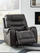 Femley Smoke Recliner from Ashley - Luna Furniture