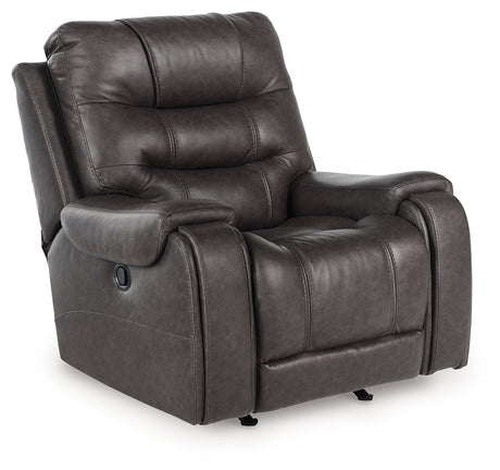 Femley Smoke Recliner from Ashley - Luna Furniture