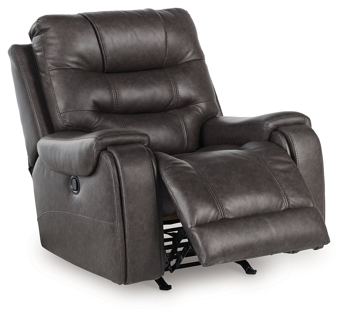 Femley Smoke Recliner from Ashley - Luna Furniture