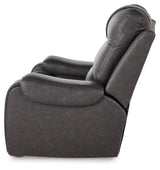 Femley Smoke Recliner from Ashley - Luna Furniture