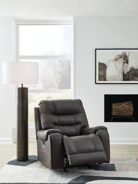 Femley Smoke Recliner from Ashley - Luna Furniture