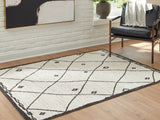 Fenriston Cream/Black Medium Rug from Ashley - Luna Furniture