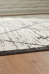 Fenriston Cream/Black Medium Rug from Ashley - Luna Furniture