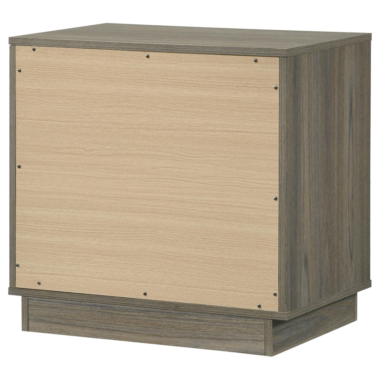 Fenwick Gray Oak 2-Drawer Nightstand from Coaster - Luna Furniture