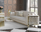 Ferani Ivory Living Room Set from Luna Luxury - Luna Furniture