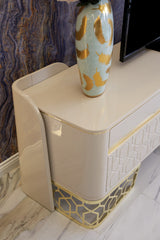 Ferani Ivory Living Room Set from Luna Luxury - Luna Furniture