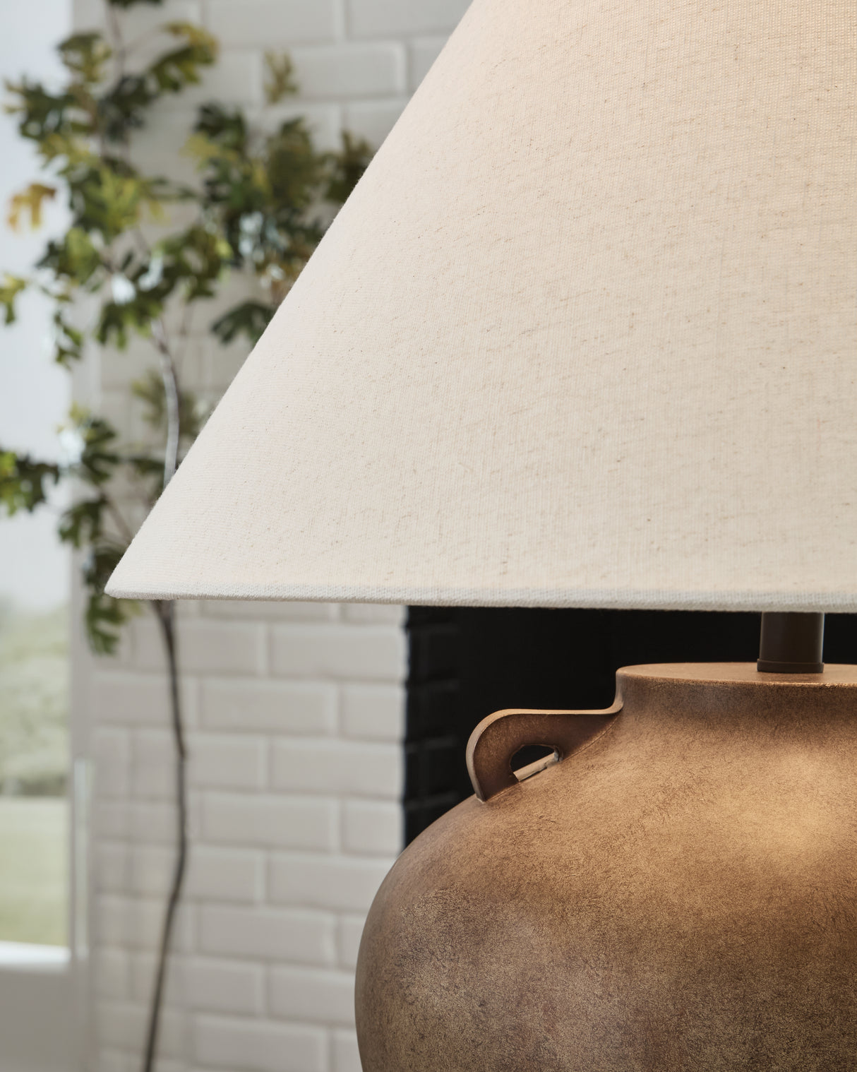 Ferrilby Antique Beige Table Lamp from Ashley - Luna Furniture