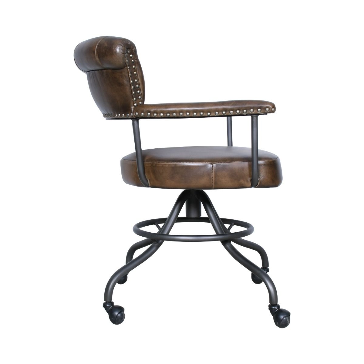 Essex Chesterfield 24" Office Chair in Antique Whiskey from Home Trends & Design - Luna Furniture