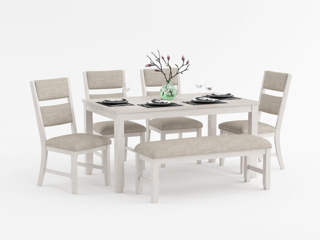 Savile Light Gray Dining Bench from Homelegance - Luna Furniture