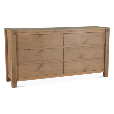 Flagstaff 72" Dresser in Natural Distressed Oak from Home Trends & Design - Luna Furniture