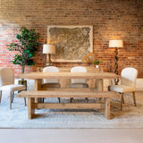 Flagstaff 85" Dining Table in Natural Distressed Oak from Home Trends & Design - Luna Furniture