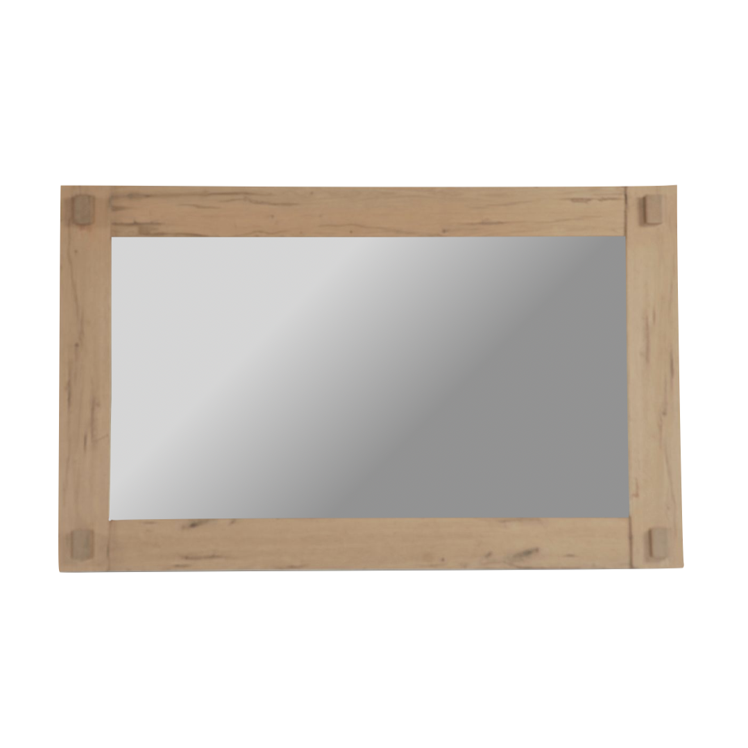 Flagstaff 48" Mirror in Natural Distressed Oak from Home Trends & Design - Luna Furniture