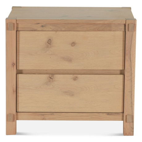 Flagstaff 26" Nightstand in Distressed Oak from Home Trends & Design - Luna Furniture