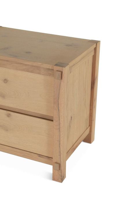 Flagstaff 26" Nightstand in Distressed Oak from Home Trends & Design - Luna Furniture