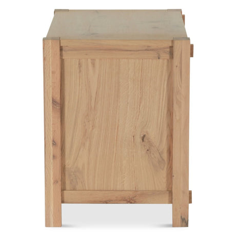 Flagstaff 26" Nightstand in Distressed Oak from Home Trends & Design - Luna Furniture