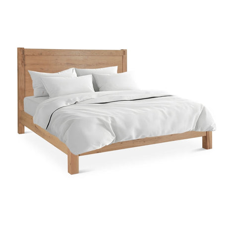 Flagstaff Queen Bed in Distressed Oak from Home Trends & Design - Luna Furniture