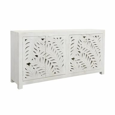 Fern 70" Sideboard in Distressed White from Home Trends & Design - Luna Furniture