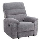 Cozy Gray Manual Recliner from Steve Silver - Luna Furniture