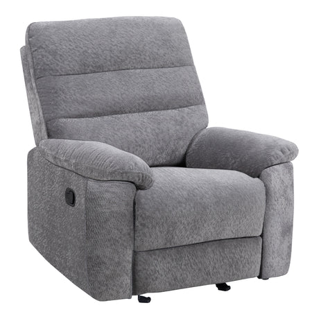 Cozy Gray Manual Recliner from Steve Silver - Luna Furniture