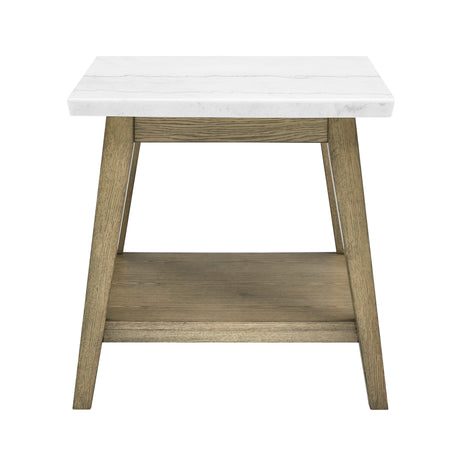Vida Marble Top End Table from Steve Silver - Luna Furniture
