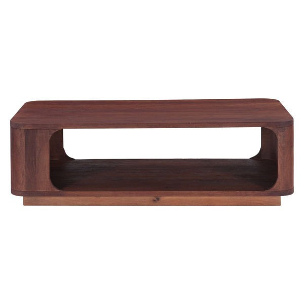 Henderson 51" Coffee Table in Pecan Brown Sandblasted