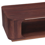 Henderson 51" Coffee Table in Pecan Brown Sandblasted from Home Trends & Design - Luna Furniture