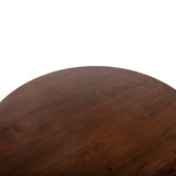 Industrial Modern 40" Round Adjustable Table in Walnut from Home Trends & Design - Luna Furniture