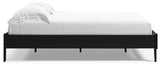 Finch Black Queen Platform Bed with Dresser and 2 Nightstands from Ashley - Luna Furniture