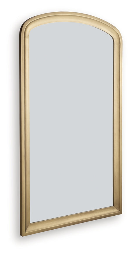 Fintan Gold Finish Floor Mirror from Ashley - Luna Furniture