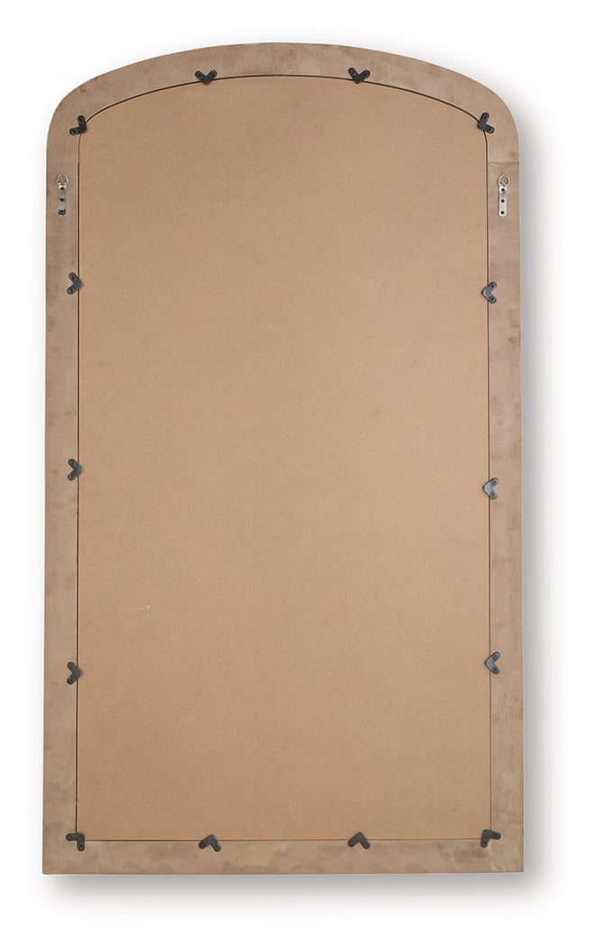 Fintan Gold Finish Floor Mirror from Ashley - Luna Furniture