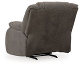 First Base Gunmetal Reclining Loveseat and 2 Recliners from Ashley - Luna Furniture