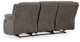 First Base Sofa, Loveseat and Recliner in Gunmetal from Ashley - Luna Furniture
