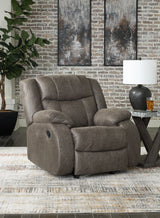 First Base Sofa, Loveseat and Recliner in Gunmetal from Ashley - Luna Furniture