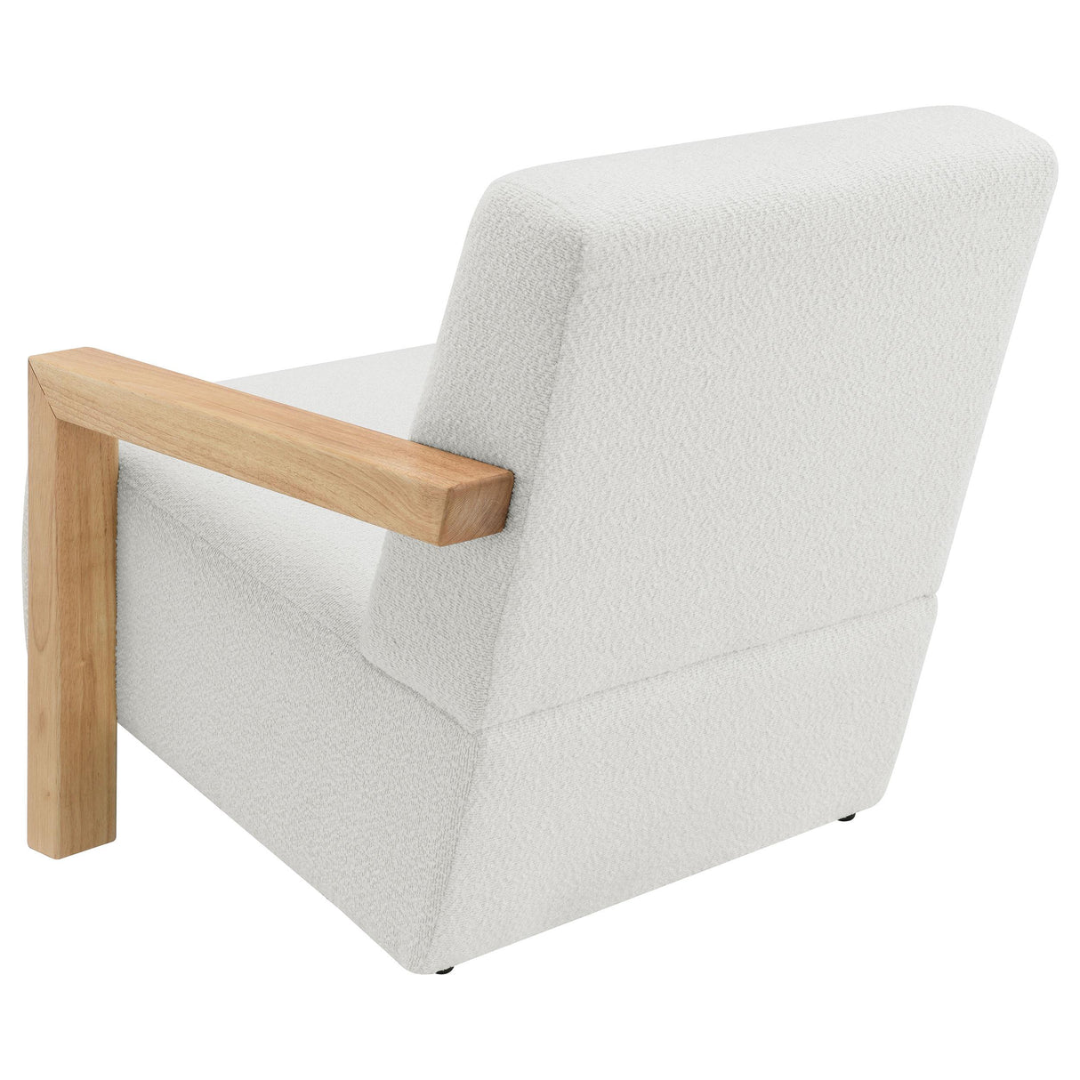 Fitzroy Ivory Boucle Upholstered Accent Arm Chair from Coaster - Luna Furniture