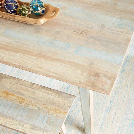 Ibizia 66" Dining Table in Vintage Teal Reclaimed Wood from Home Trends & Design - Luna Furniture