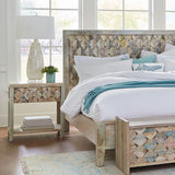 Ibiza 24" Nightstand in Vintage Teal Reclaimed Wood from Home Trends & Design - Luna Furniture