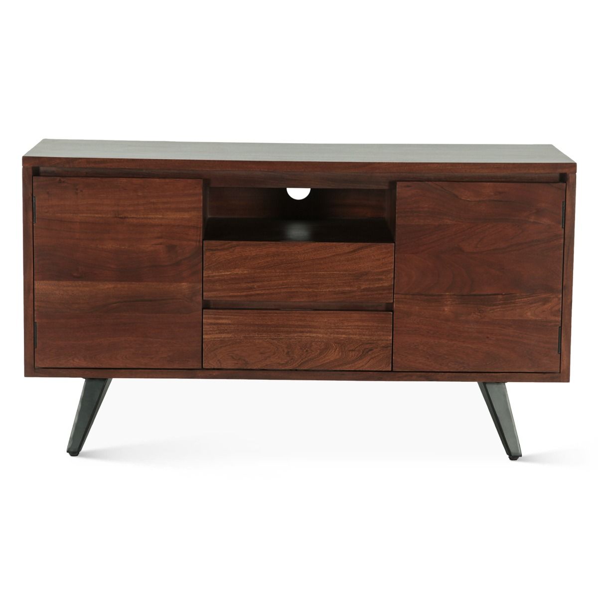 Kennedy 54" Media Cabinet in Walnut from Home Trends & Design - Luna Furniture