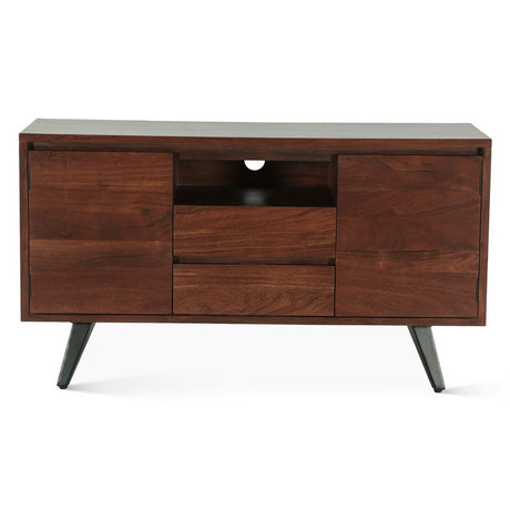 Kennedy 54" Media Cabinet in Walnut from Home Trends & Design - Luna Furniture