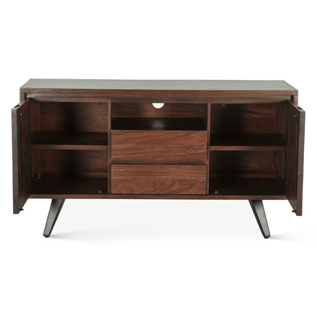 Kennedy 54" Media Cabinet in Walnut from Home Trends & Design - Luna Furniture