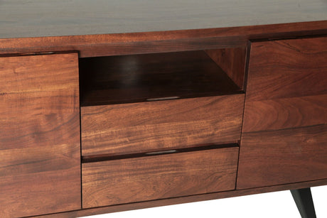 Kennedy 54" Media Cabinet in Walnut from Home Trends & Design - Luna Furniture