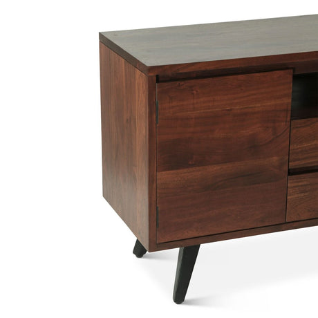 Kennedy 54" Media Cabinet in Walnut from Home Trends & Design - Luna Furniture