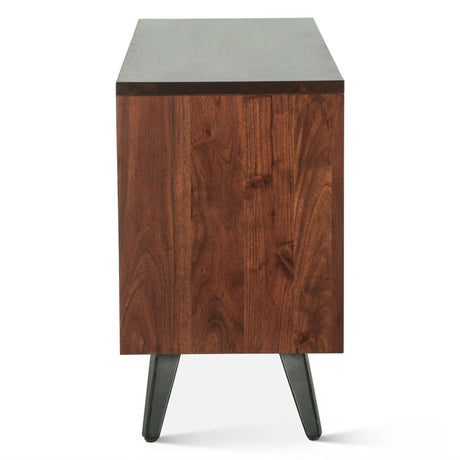 Kennedy 54" Media Cabinet in Walnut from Home Trends & Design - Luna Furniture
