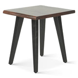 Kennedy 20" Side Table in Walnut from Home Trends & Design - Luna Furniture