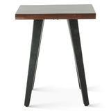 Kennedy 20" Side Table in Walnut from Home Trends & Design - Luna Furniture
