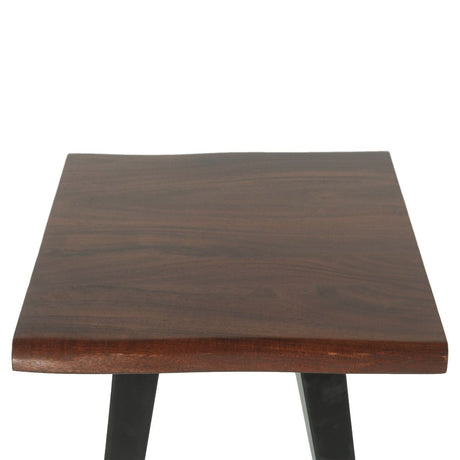 Kennedy 20" Side Table in Walnut from Home Trends & Design - Luna Furniture